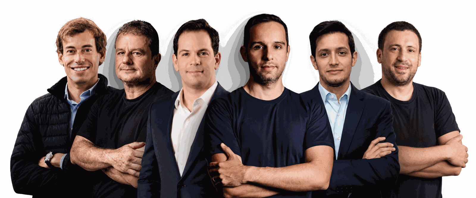 Bruno Loreto, Cristiano Rabelo, Caio Bonatto, Diego Siqueira, Álvaro Rezende, Leonardo Gasparin – mentores do Bootcamp